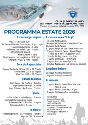 Immagine di CLUB ALPINO ITALIANO - SEZIONE DI PEZZO PONTE DI LEGNO - APS - ETS