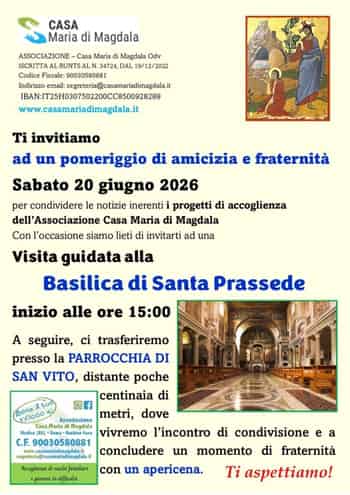 Immagine di CASA MARIA DI MAGDALA ORGANIZZAZIONE DI VOLONTARIATO