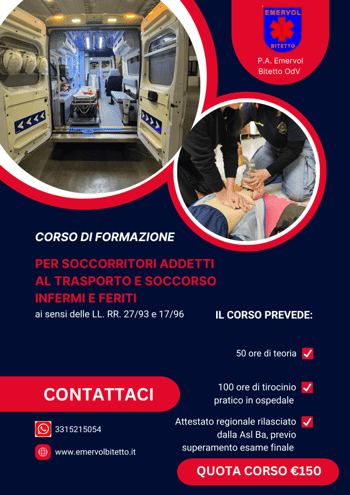 Immagine di ASSOCIAZIONE PUBBLICA ASSISTENZA EMERVOL BITETTO EMERGENZA RADIO VOLONTARI ODV