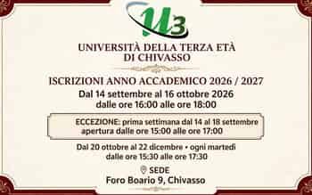 Immagine di UNIVERSITA' DELLA TERZA ETA' EBE VINTANI GLESAZ APS DI CHIVASSO