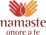 Logo di NAMASTE ONORE A TE ODV